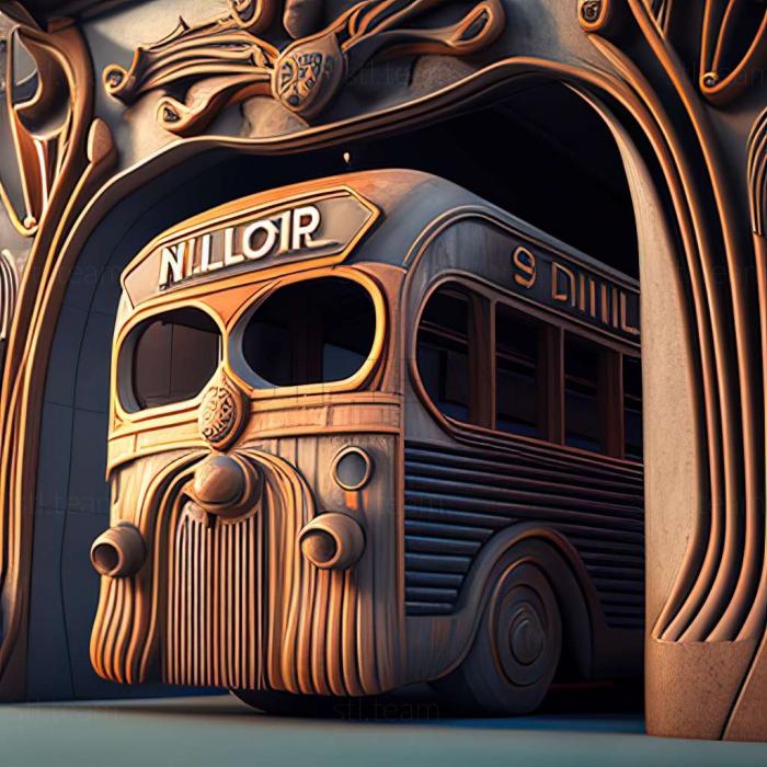 3D модель Игра Симулятор городского автобуса 2018 (STL)